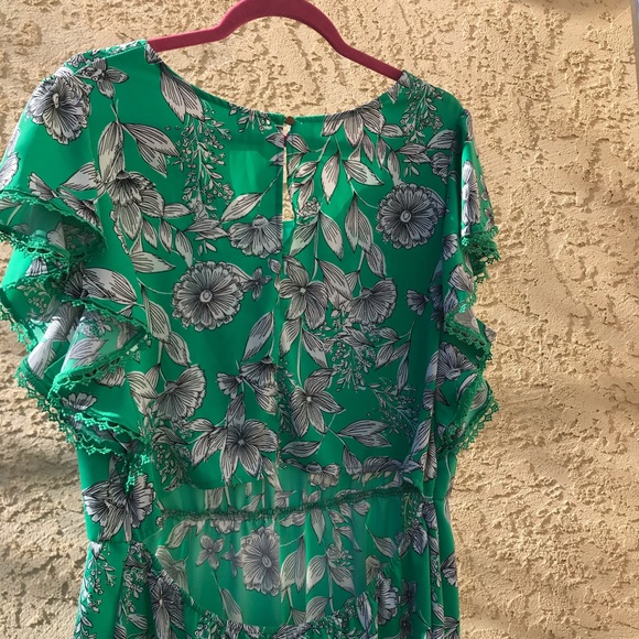 Floral Green Dress - Picture 5 of 7